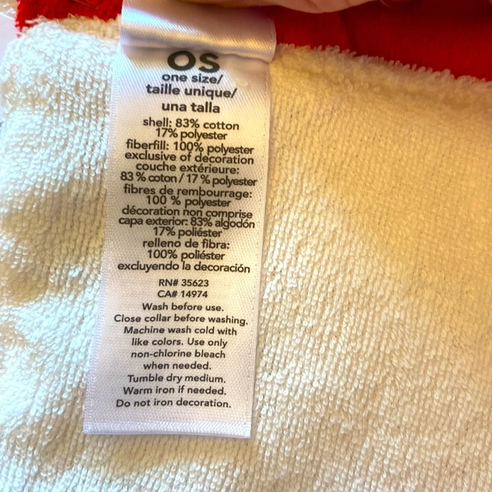 NWT Set of 2 Carter’s Baby Infant Santa Christmas Bib First Xmas Red Unisex